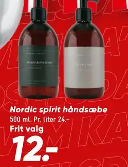 Bilka Nordic spirit håndsæbe tilbud