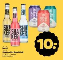 Netto Shaker eller Royal Club tilbud