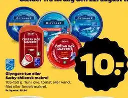 Netto Glyngøre tun eller Sæby chilensk makrel tilbud