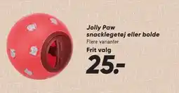 Bilka Jolly Paw snacklegetøj eller bolde tilbud