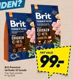 Bilka Brit Premium tørfoder til hunde tilbud