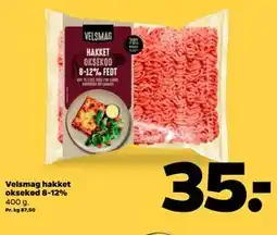 Netto Velsmag hakket oksekød 8-12% tilbud