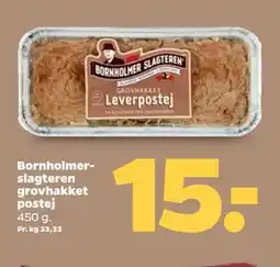 Netto Bornholmerslagteren grovhakket postej tilbud