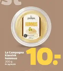 Netto La Campagna klassisk hummus tilbud