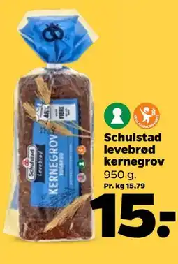 Netto Schulstad levebrød kernegrov tilbud