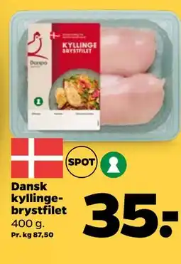 Netto Dansk kyllingebrystfilet tilbud