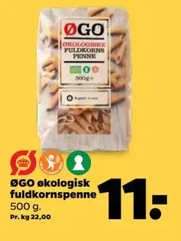 Netto ØGO økologisk fuldkornspenne tilbud