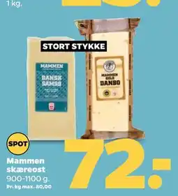 Netto Mammen skæreost tilbud