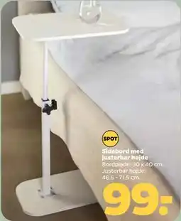 Netto Sidebord med justerbar højde tilbud