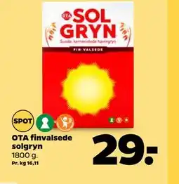 Netto OTA finvalsede solgryn tilbud