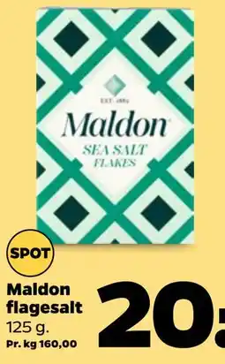 Netto Maldon flagesalt tilbud