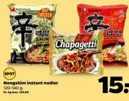 Netto Nongshim instant nudler tilbud