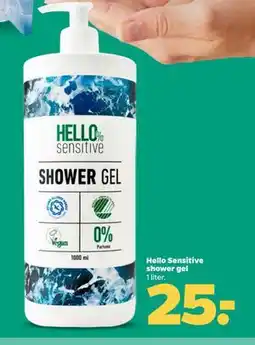 Netto Hello Sensitive shower gel tilbud