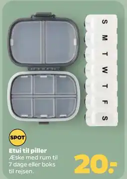 Netto Etui til piller tilbud
