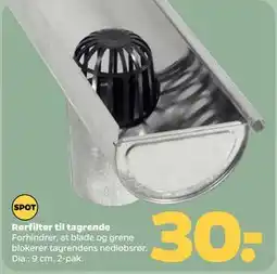 Netto Rørfilter til tagrende tilbud