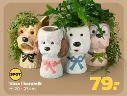 Netto Vase i keramik tilbud