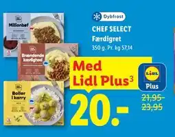 Lidl CHEF SELECT Færdigret, App-pris tilbud