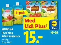 Lidl MILBONA Fruit King Safari Squeezers, App-pris tilbud