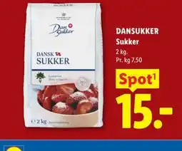 Lidl DANSUKKER Sukker tilbud