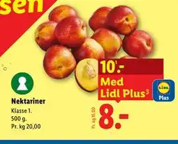 Lidl Nektariner tilbud