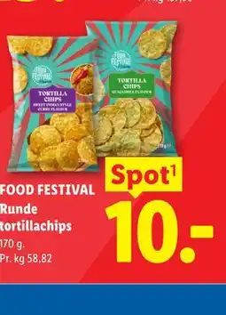 Lidl FOOD FESTIVAL Runde tortillachips tilbud
