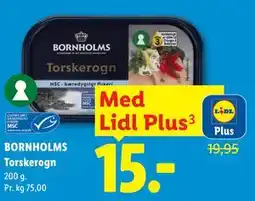 Lidl BORNHOLMS Torskerogn, App-pris tilbud