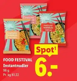 Lidl FOOD FESTIVAL Instantnudler tilbud