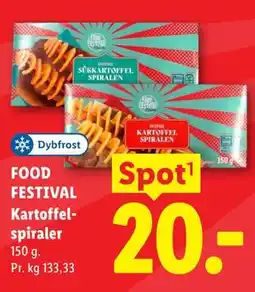 Lidl FOOD FESTIVAL Kartoffelspiraler tilbud