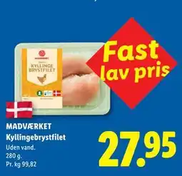 Lidl MADVÆRKET Kyllingebrystfilet tilbud