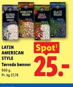Lidl LATIN AMERICAN STYLE Tørrede bønner tilbud
