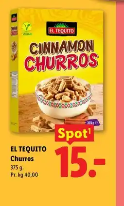 Lidl EL TEQUITO Churros tilbud