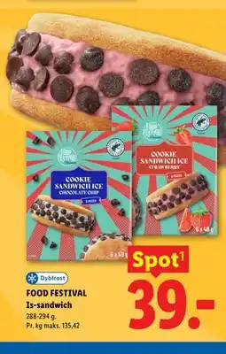 Lidl FOOD FESTIVAL Is-sandwich tilbud