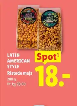 Lidl LATIN AMERICAN STYLE Ristede majs tilbud