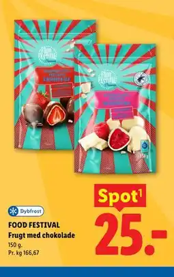 Lidl FOOD FESTIVAL Frugt med chokolade tilbud