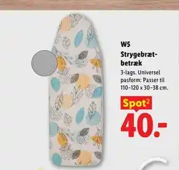 Lidl W5 Strygebrætbetræk tilbud