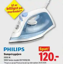Lidl PHILIPS Dampstrygejern tilbud