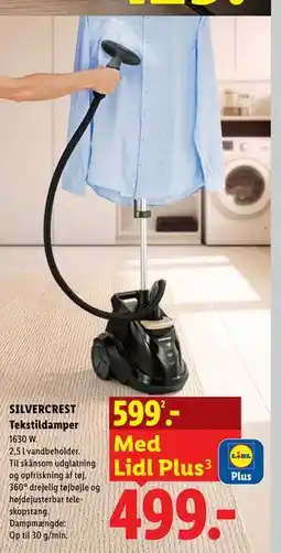 Lidl SILVERCREST Tekstildamper tilbud