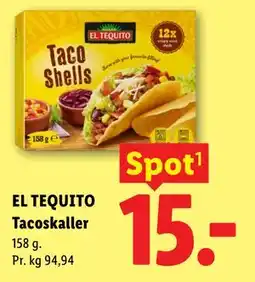 Lidl EL TEQUITO Tacoskaller tilbud