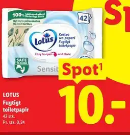 Lidl LOTUS Fugtigt toiletpapir tilbud