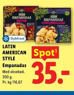 Lidl LATIN AMERICAN STYLE Empanadas tilbud