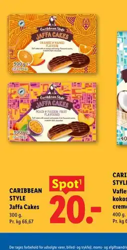Lidl CARIBBEAN STYLE Jaffa Cakes tilbud
