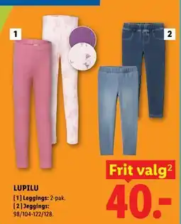 Lidl LUPILU Leggings tilbud