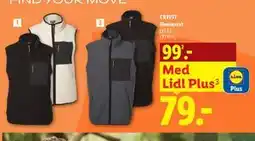 Lidl CRIVIT Fleecevest tilbud