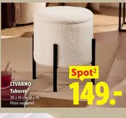 Lidl LIVARNO Taburet tilbud