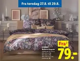 Lidl LIVARNO Renforcé sengesæt tilbud