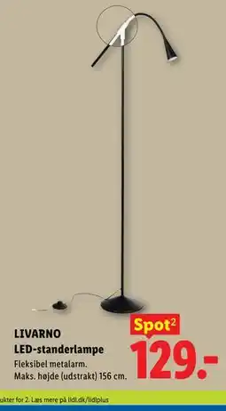 Lidl LIVARNO LED-standerlampe tilbud