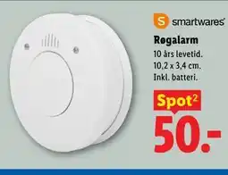 Lidl smartwares Røgalarm tilbud