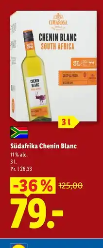 Lidl Südafrika Chenin Blanc tilbud
