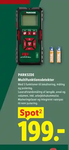 Lidl PARKSIDE Multifunktionsdetektor tilbud