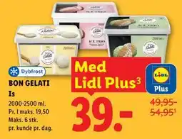 Lidl BON GELATI Is, App-pris tilbud